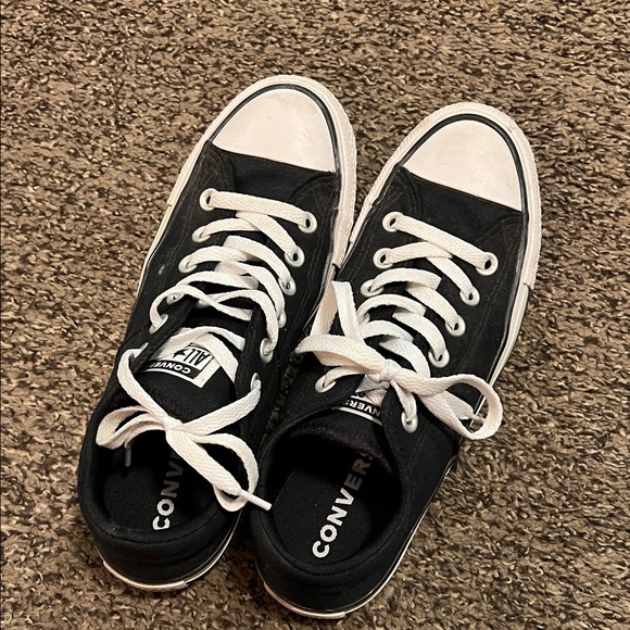 Converse Shoes - Converse Monochrome Lace-Up Sneakers